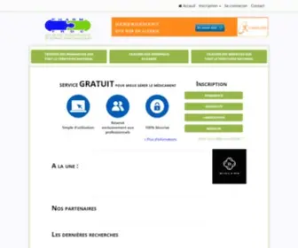 Pharmtroc.com(Première plate forme d’échanges interprofessionnelle de produits pharmaceutiques) Screenshot