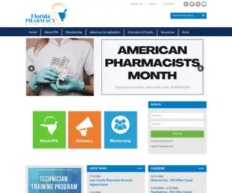 Pharmview.com(Florida Pharmacy Association) Screenshot