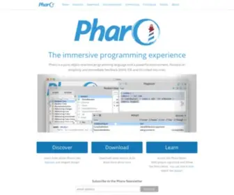 Pharo.org(Pharo) Screenshot