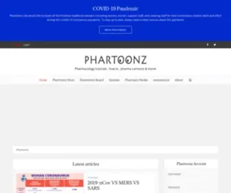 Phartoonz.com(Pharmacology Questions) Screenshot