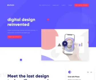 Phase.com(Digital Design Reinvented) Screenshot
