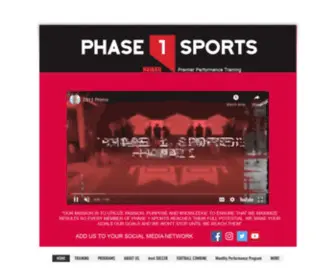 Phase1Sportshawaii.com(Performance Trainer) Screenshot