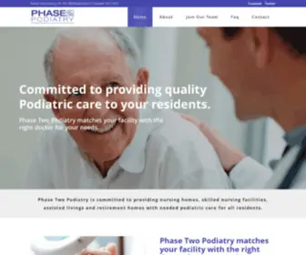 Phase2Podiatry.com(Phase Two Podiatry) Screenshot