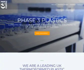 Phase3Plastics.co.uk(Leading Thermoformed Packaging Solutions) Screenshot