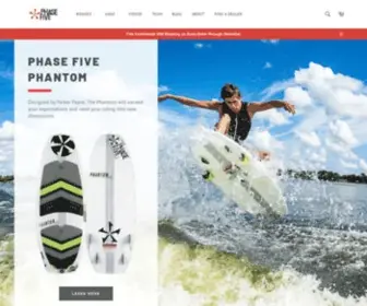 Phase5Boards.com(Phase 5 Wakesurf Boards) Screenshot