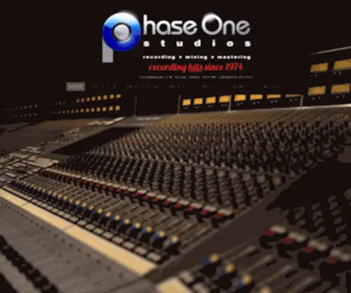Phaseonestudios.com(Phase One Studios) Screenshot