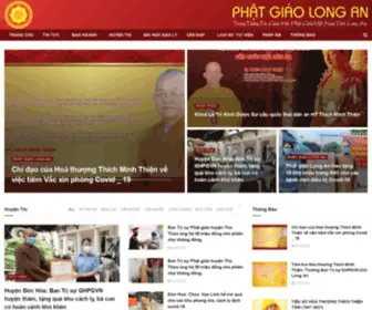 Phatgiaolongan.org(Trang tin điện tử Giáo Hội Phật Giáo Việt Nam Tỉnh Long An. Địa chỉ) Screenshot