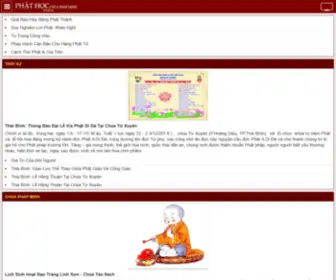 Phathoc.net(Trang nhà Phật Học) Screenshot