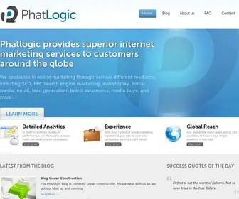 Phatlogic.com(Digital Marketing Experts Specializing In Direct Response Traffic Monetization) Screenshot