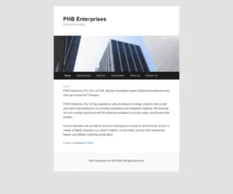 Phbenter.com(PHB Enterprises PTY LTD) Screenshot