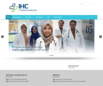 PHC.co.id(PT Pelindo Husada Citra) Screenshot