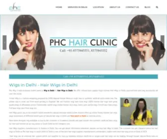 PHchairclinic.com(PHC Hair Clinic) Screenshot