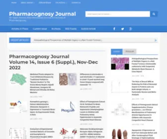 Phcogj.com(Pharmacognosy Journal) Screenshot