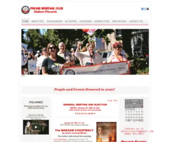PHcwi-Madison.org(Polish Heritage Club) Screenshot
