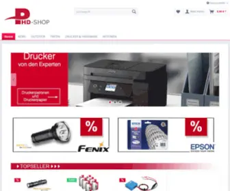 PHD-Shop.de(PHD-Shop Ihr Freizeitshop) Screenshot