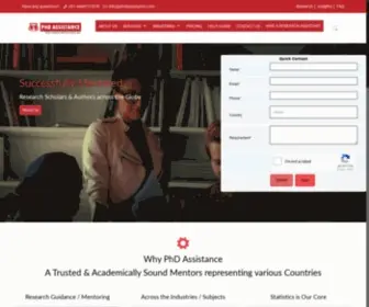 Phdassistance.com(PhD Assistance) Screenshot