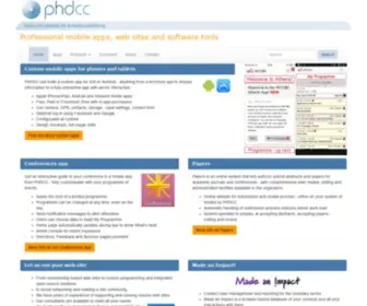 PHDCC.com(Professional mobile apps) Screenshot