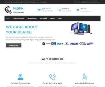 PHdfix.com(Computer Cell Phone Repair Baltimore) Screenshot