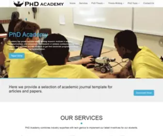 Phdinfo.org(PhD Academy) Screenshot