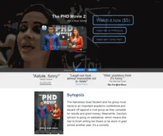 PHdmovie.com(Piled Higher and Deeper Movie) Screenshot