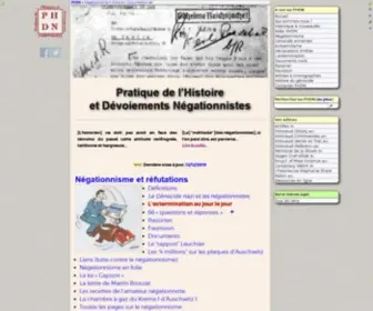 PHDN.org(Pratique de l'Histoire et D) Screenshot