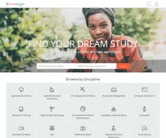 PHdportal.eu(Find and compare PhD programmes and postgraduate doctorate studies from top universities worldwide) Screenshot