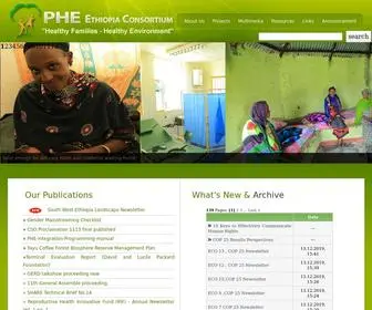 Phe-Ethiopia.org(Ethiopia Population) Screenshot