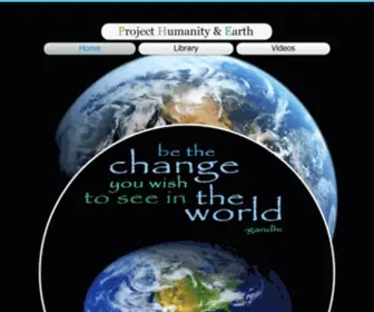 Phe2.org(Project Humanity & Earth grass roots organization) Screenshot