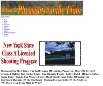 Pheasantsontheflats.com(Pheasantsontheflats) Screenshot