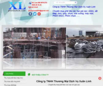 Phelieuhcm.com(Công ty Xuân Linh chuyên thu mua các loại phế liệu giá cao) Screenshot