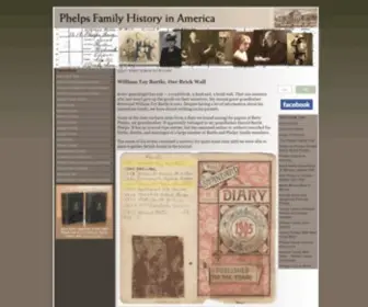 Phelpsfamilyhistory.com(Phelpsfamilyhistory) Screenshot