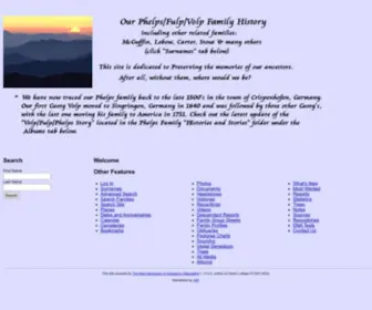 Phelpsfulpancestry.com(Our Family History) Screenshot
