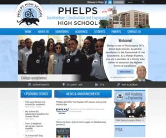 Phelpshsdc.org(Phelps ACE High School) Screenshot