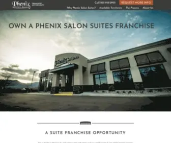 Phenixsalonsuitesfranchising.com(Premier Salon Suites Franchise) Screenshot