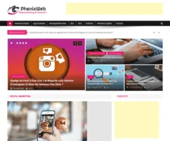 Phenixweb.net(Web-marketing, SEO, Développements Web et Marketing Digital) Screenshot