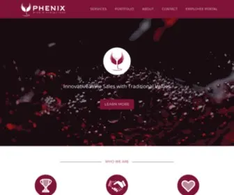 Phenixwinedistributors.com(Phenix Wine Distributors) Screenshot