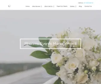 Phenmoevents.com(Corporate Event Organizers and Wedding Planners Dubai) Screenshot