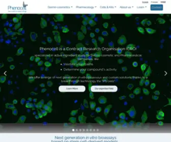Phenocell.com(Phenocell) Screenshot