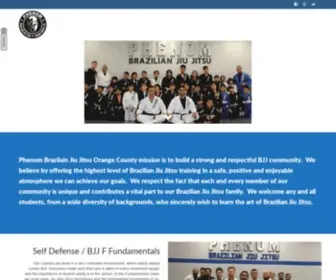 Phenombjjoc.com(Brazilian Jiu Jitsu Orange County CA) Screenshot