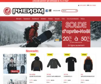 Phenomboardshop.com(Phenom Boardshop) Screenshot