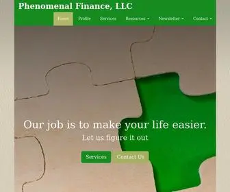 Phenomenalfinance.com(Phenomenal Finance) Screenshot