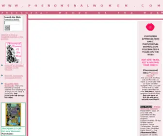 Phenomenalwomen.com(Phenomenalwomen) Screenshot