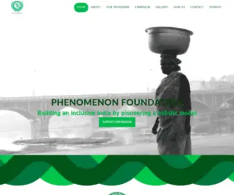 Phenomenonfoundation.org.in(Phenomenon Foundation) Screenshot