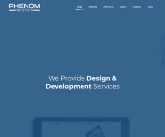 Phenominfotech.com(Website Design Services Delhi) Screenshot