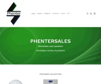 Phentersales.com(Providing a variety of wide products) Screenshot