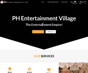 Phentertainmentvillage.com(Entertainment empire) Screenshot