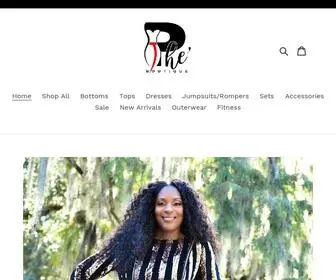 Phesboutique.com(Phe's Boutique) Screenshot