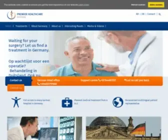 PHG.eu(Treatment in Germany) Screenshot