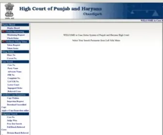 PHHC.gov.in(Punjab & Haryana High Court) Screenshot