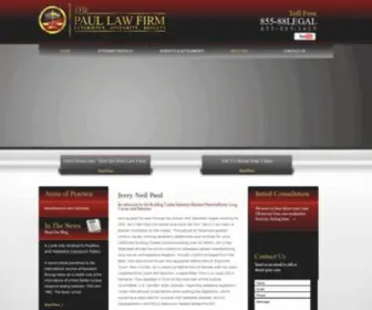 PHhlaw.com(The Paul Law Firm) Screenshot